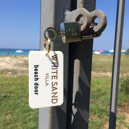 White Sand Villa Koviou Beach Nikiti Sithonia Екстер'єр фото